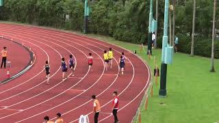 第七屆全港運動會田徑賽事男子800米初賽陳燡朗黎潤生