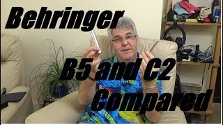 Behringer B5 and C2 Pencil Mics Compared - Both Low Noise Pencil Mics