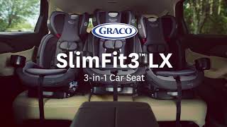 Graco SlimFit3 LX 3-in-1 All-in-One Car Seat with Space-Saving Design