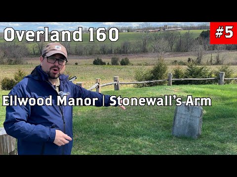 The Grave of Stonewall Jackson's Arm? Ellwood Manor  Overland 160