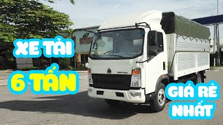 Xe Tải 6 Tấn TMT SinoTruk | Cabin Howo Ga Cơ Thùng 4m2 Giá Cực Rẻ