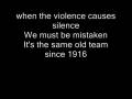 Cranberries Zombie ( lyrics )