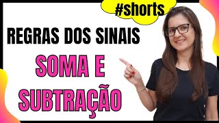 ADIÇÃO E SUBTRAÇÃO de números inteiros #shorts