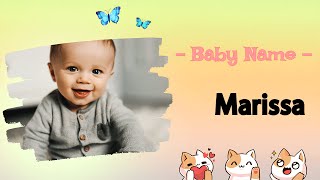 MARISSA | Marissa name meaning | Girl Name Meaning | Beloved, drop of the sea (2023)