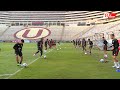 La Bicolor entrenó en el estadio Monumental