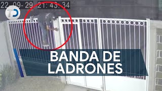 Banda de ladrones atemoriza a vecinos