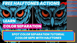 How to Do Spot Color Separation With Halftones in Photoshop for Screen Printing