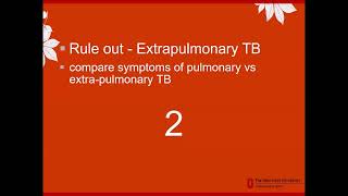 TB 101 Series 2023: Session 6 - Diagnosis of TB disease