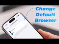 How to Change Default Browser on iPhone
