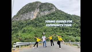 Young guides for community tour