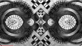 BLACK & WHITE PSYCHEDELIC ⚫ MONOCHROME TRIPPY VISUAL LOOP