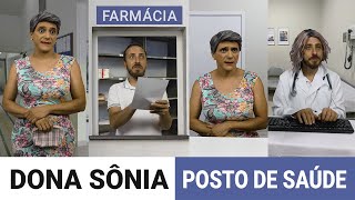 Dona Sônia vai ao Posto de Saúde