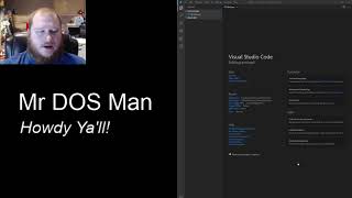 Hello world, getting started with docker, vs code, python, and gcc to make dos games.