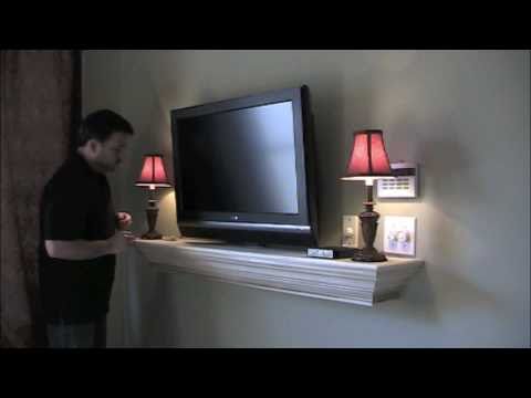Hidden Wire Mantel Installation Hidden Wire Mantel Installation