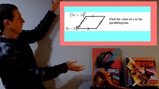 Solve for x in the Parallelogram!