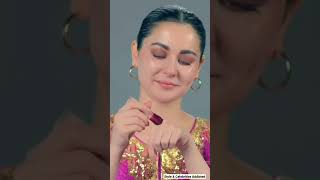 Hania Amir Stunning new Eid Makeup look By Maybelline😍❤🥵💯 #maybelline #haniaamir