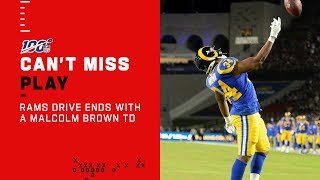 Malcolm Brown TD Caps off Rams Drive