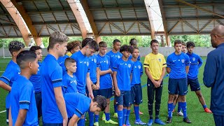 Le groupe préformation (U15) de retour à l'entraînement