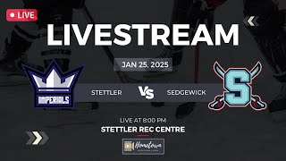 LIVE - Stettler Imperials VS Sedgewick Sabres - January 25, 2025