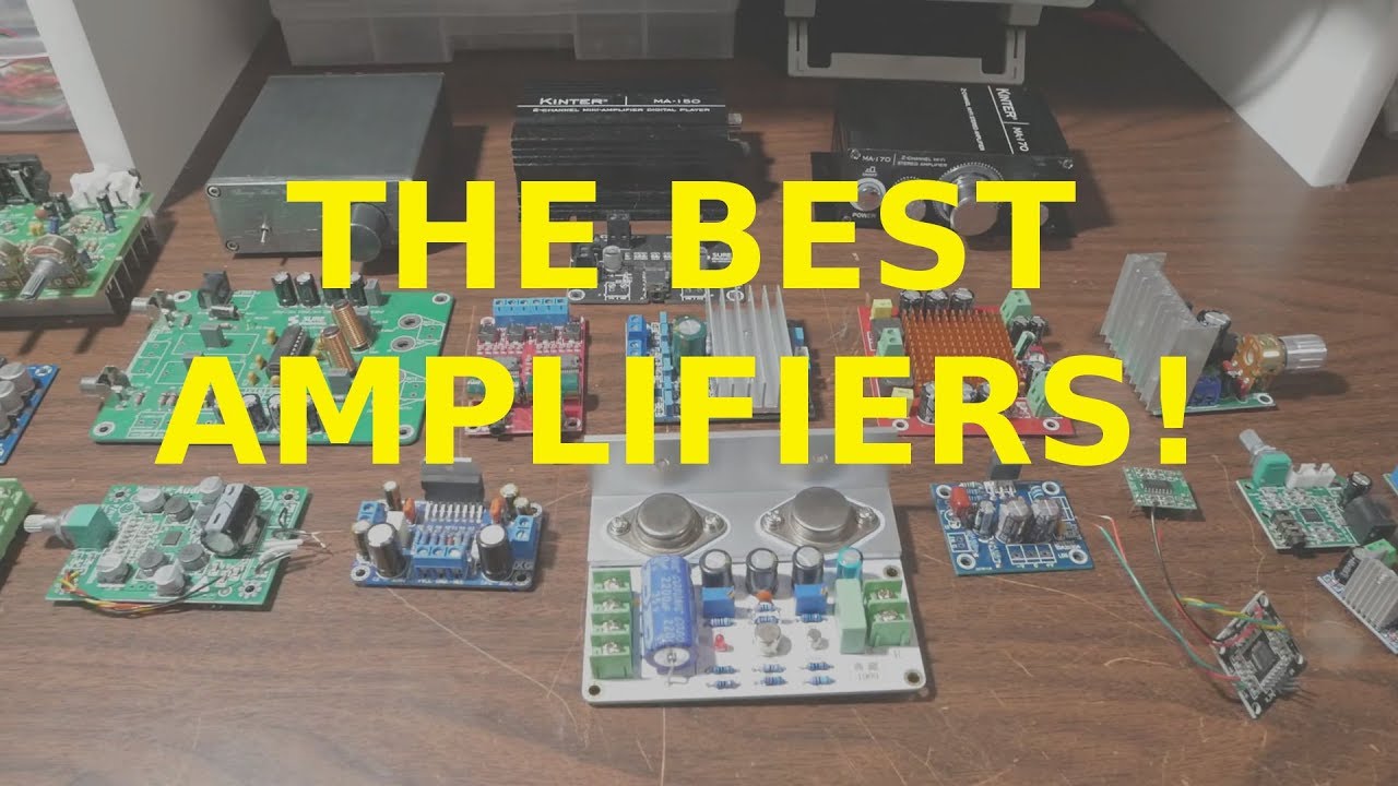 The BEST Audio Amplifier Boards And Kits Tested So Far - YouTube