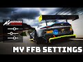 My force feedback settings for ACC | Best for T150, T300 and Logitech