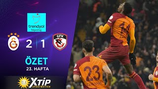Merkur-Sports | Galatasaray (2-1) Gaziantep FK - Highlights/Özet | Trendyol Süper Lig - 2023/24