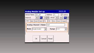 Configuring the FTS SDI-AM for an analog temperature sensor