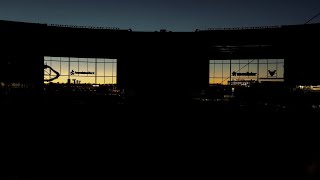 Brewers' New Scoreboard: Construction Timelapse