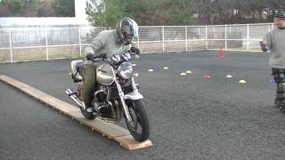 第５００回　へなちょこライダー走行会３９　かつお君　一本橋