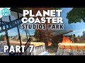 Planet Coaster Studios Pack DLC / Studio Park Build Part 7: Backlot Tour Ride Scenes/Effects / Pause