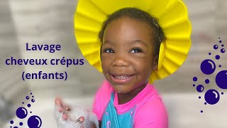 Lavage cheveux crépus enfants | Routine capillaire Royalty #cheveuxcrepus