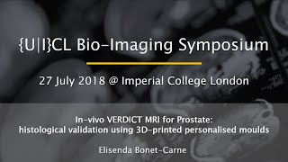 In-vivo VERDICT MRI for Prostate: histological validation using 3D-printed personalised moulds