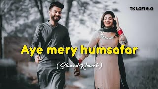 Aye Mere Humsafar [Slowed+reverb] Udit Narayan, Alka YAgnik, Lofi verision9. 0#youtube#youtubevideo