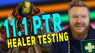 11.1 PTR Healer Testing (Druid/Monk \u0026 Priest) | +12 Operation: Floodgate