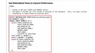 Oracle Big Data SQL: 3 - Using Materialized Views (MVs)