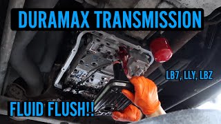 DURAMAX ALLISON TRANSMISSION FLUID FLUSH!! (LB7, LLY, LBZ)