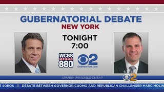N.Y. Gov. Debate Tonight On CBS2