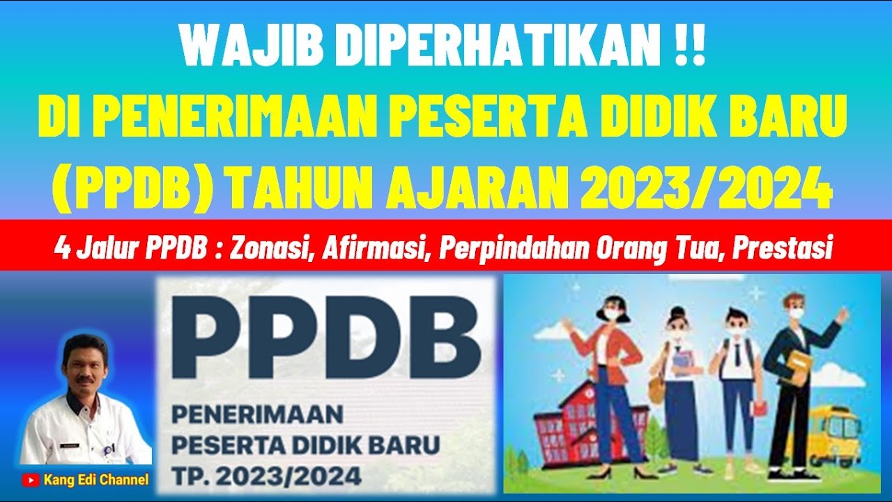 Orang Tua Wajib Tahu ‼️ Pada Penerimaan Peserta Didik Baru (PPDB) 2023/ ...