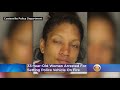 33 year old woman arrested for setting police vehicle on fire