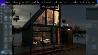 HOW TO Build a Modern Cabin In COOHOM, Step by Step Tutorial with Renders