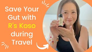 Save Your Gut with R's Koso Travel Size during Travel | Koso Japanese Postbiotic Drink