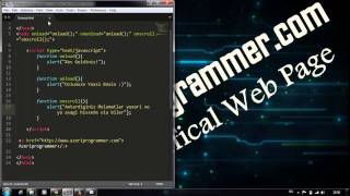 JavaScript Lesson-17. JavaScript OnLoad, OnUnload, OnScroll