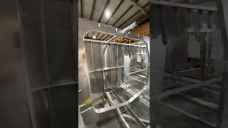 54' Aluminum Catamaran Hull Under Construction - ACI Boats