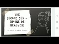 The Second Sex | Simone de Beauvoir | PG S2 Gender Studies