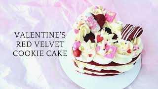 How to make a Red Velvet Cookie Cake - Ep. 29