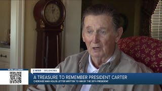 President Carter lives on through letter addressed to Cherokee man