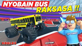 NYOBAIN BUS MONSTER LAWAN TRUK RAKSASA OFFROAD EKSTRIM !! ROLEPLAY TRUK INDONESIA - Roblox