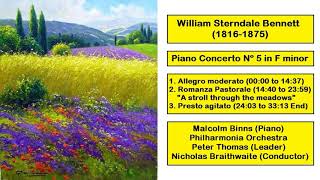 William Sterndale Bennett (1816-1875) - Piano Concerto Nº 5 in F minor