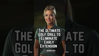 The Ultimate Golf Drill to Eliminate Early Extension #golfdrills #golftips