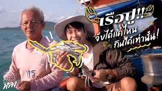 เหมาเรือประมง ลงไปจับปู ที่บางเสร่ ชลบุรี!! | อาสาพาไปหลง